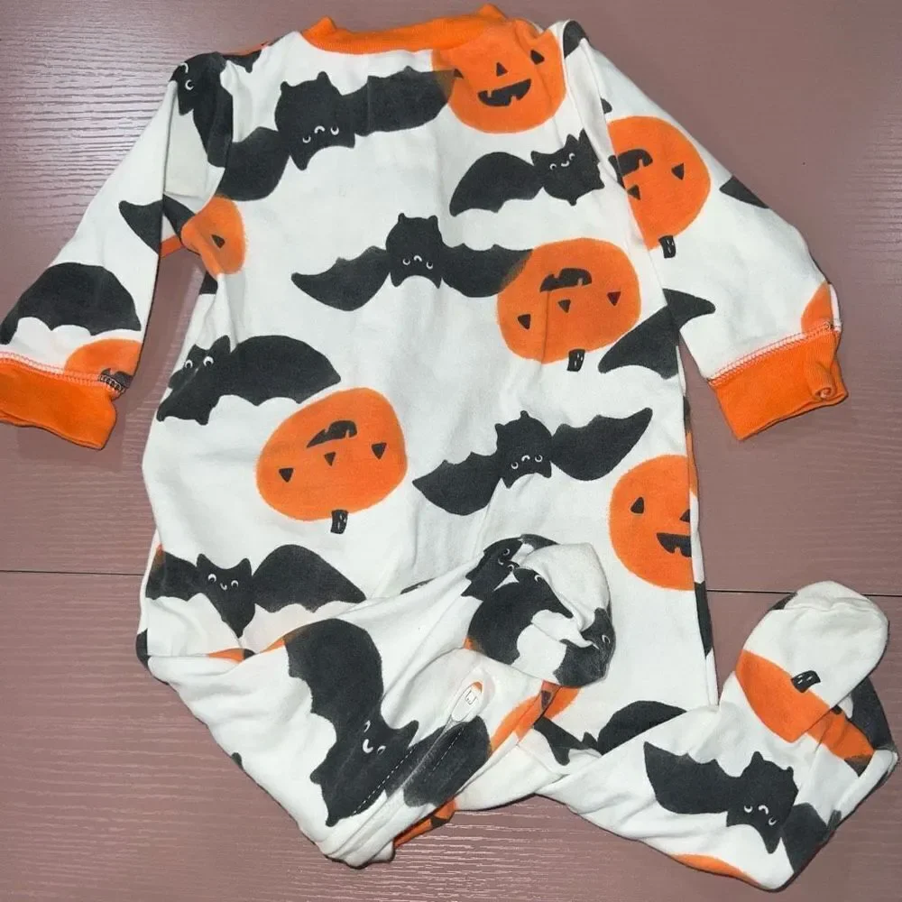 🏈 Carter’s Pumpkin and Bats Fall Sleeper